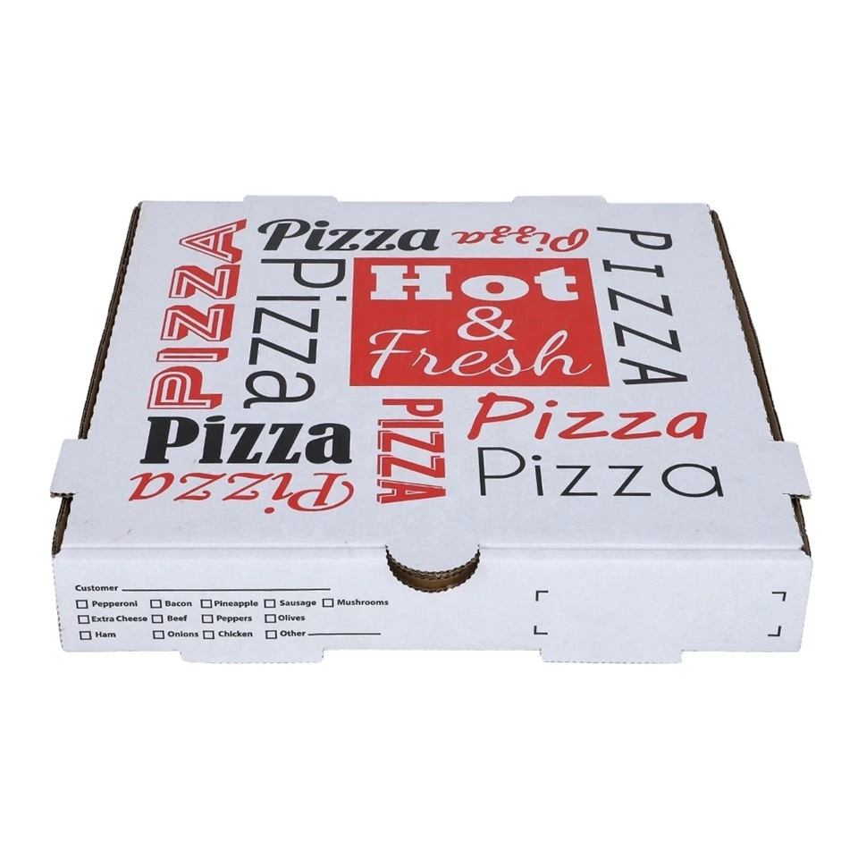 Přenosná opakovaně použitelná krabice na pizzu z vlnité lepenky