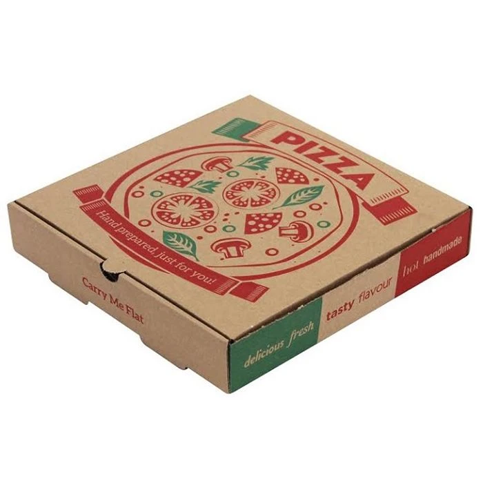 Potištěná krabička na pizzu