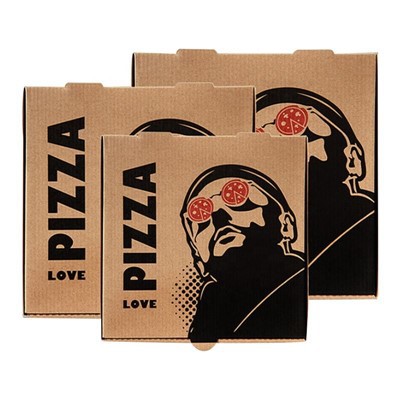 Vlnitá potravinářská krabice na balení pizzy vlastní logo